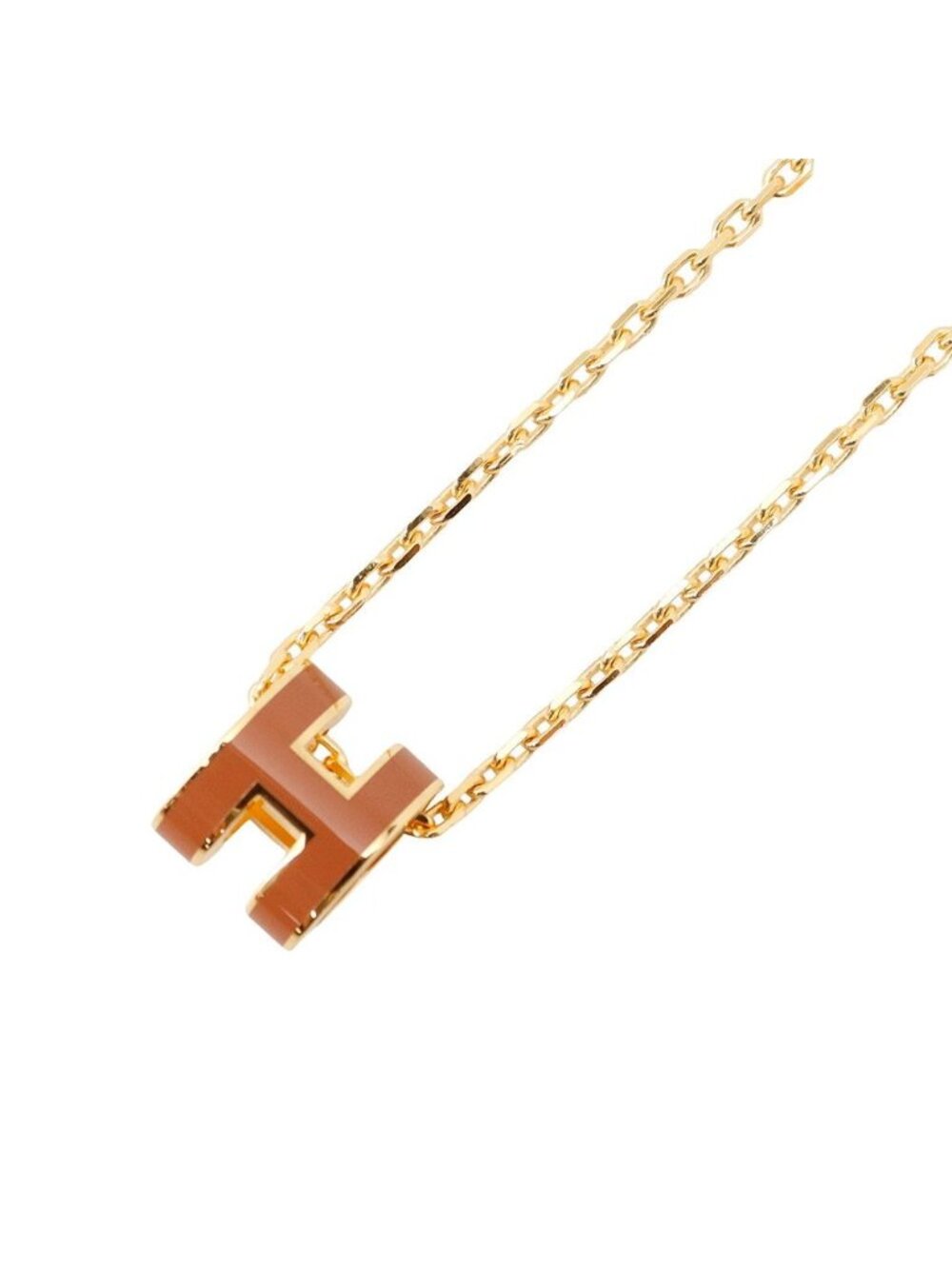 Hermes Necklace Mini Pop H New Gold
